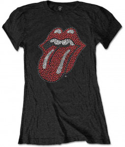 ROLLING STONES - CLASSIC TONGUE (EMBELLISHED) (GIRLIE) - TRIKO