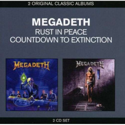 MEGADETH - COUNTDOWN TO EXTINCTION/RUST IN PEACE 2CD