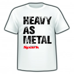 Heavy as Metal Old pánské tričko - bílé 2022