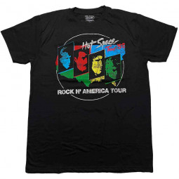 Queen Unisex T-Shirt: Hot Space Tour '82 (Back Print) - TRIKO