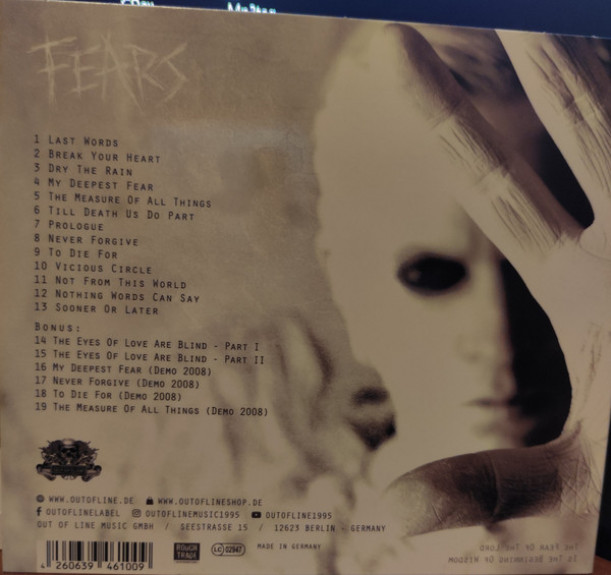 Lord Of The Lost Fears 10th Anniversary Edition Cd Zboží Cd Sparkshopcz
