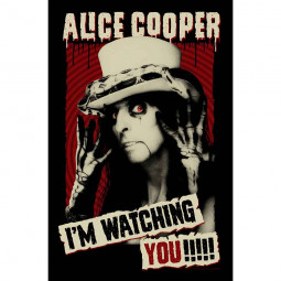 ALICE COOPER - I'M WATCHING YOU - TEXTILNÍ PLAKÁT