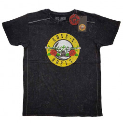 GUNS N' ROSES - CLASSIC LOGO (WASH COLLECTION) - TRIKO