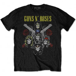 GUNS N' ROSES - PISTOLS & ROSES (BACK PRINT) - TRIKO