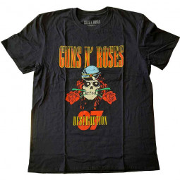 GUNS N' ROSES - UK TOUR '87 (BACK PRINT) - TRIKO