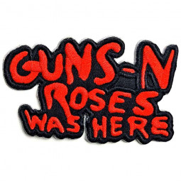 GUNS N' ROSES - WAS HERE (CUT OUT) - NÁŠIVKA