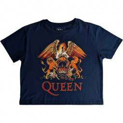 QUEEN - CLASSIC CREST (CROP TOP) (GIRLIE) - TRIKO