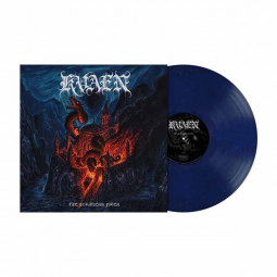 KVAEN - THE FORMLESS FIRES (DARK MIDNIGHT BLUE MARBLED VINYL) - LP