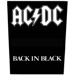 AC/DC - BACK IN BLACK - NÁŠIVKA