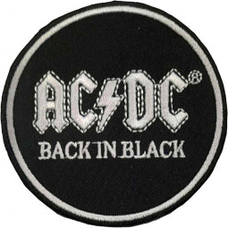AC/DC - BACK IN BLACK CIRCLE - NÁŠIVKA