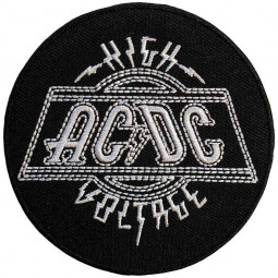 AC/DC - HIGH VOLTAGE (CIRCLE) - NÁŠIVKA