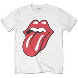 ROLLING STONES - CLASSIC TONGUE (WHITE) - TRIKO