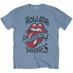 ROLLING STONES - EUROPE '82 TOUR (STONE BLUE) - TRIKO