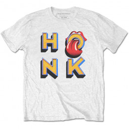 ROLLING STONES - HONK LETTERS (WHITE) - TRIKO