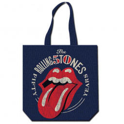 ROLLING STONES - 50TH ANNIVERSARY (BACK PRINT) (TOTE BAG) - TAŠKA