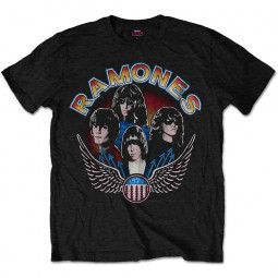 RAMONES - VINTAGE WINGS PHOTO - TRIKO