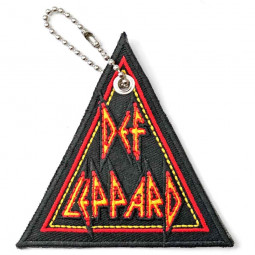 DEF LEPPARD - TRI-LOGO (DOUBLE SIDED PATCH) - PŘÍVĚSEK