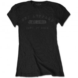 DEF LEPPARD - COLLEGIATE LOGO (GIRLIE) - TRIKO