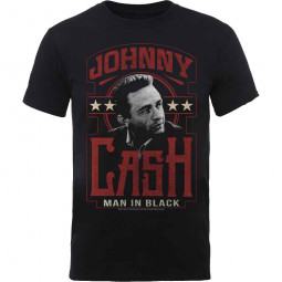 JOHNNY CASH - MAN IN BLACK - TRIKO