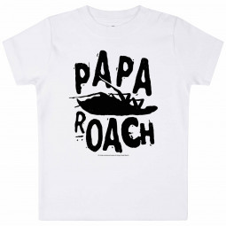 PAPA ROACH - LOGO (WHITE) - TRIČKO PRO MIMINKA