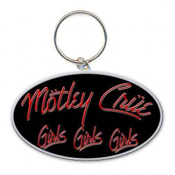 MOTLEY CRUE - GIRLS, GIRLS, GIRLS (ENAMEL IN-FILL) - PŘÍVĚSEK