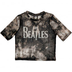 BEATLES - DROP T LOGO (CROP TOP) (MESH) (GIRLIE) - TRIKO