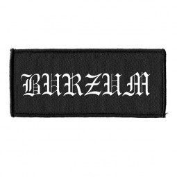 BURZUM - LOGO (WHITE) - NÁŠIVKA