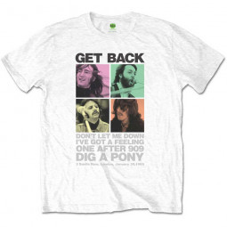 BEATLES - GET BACK (WHITE) - TRIKO