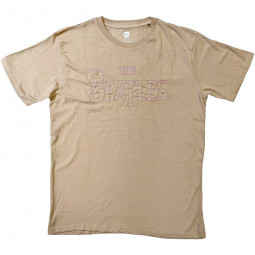 BEATLES - DROP T LOGO EMBROIDERED (SAND) (EMBELLISHED) - TRIKO