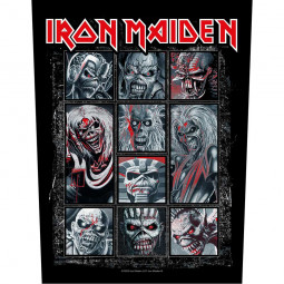 IRON MAIDEN - 10 EDDIES (BACK) - NÁŠIVKA