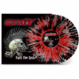 THE EXPLOITED - FUCK THE SYSTEM (RED/BLACK SPLATTER VINYL) - 2LP