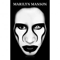 MARILYN MANSON - DEFIANT FACE - TEXTILNÍ PLAKÁT