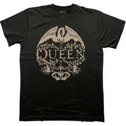 QUEEN - FLORAL CREST MONO - TRIKO