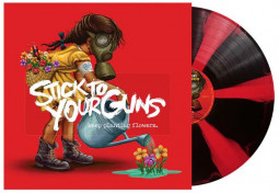 STICK TO YOUR GUNS - KEEP PLANTING FLOWERS (BLACK/RED CORNETTO) - LP