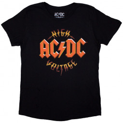 AC/DC - HIGH VOLTAGE DIVE RNR (BACK PRINT) (GIRLIE) - TRIKO