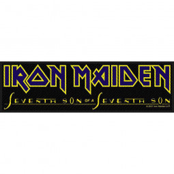 IRON MAIDEN - SEVENTH SON OF THE SEVENTH SON LOGO (SUPER STRIP) - NÁŠIVKA