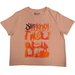 SLIPKNOT - THE END SO FAR FACES GRID (CROP TOP) (GIRLIE) - TRIKO