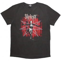 SLIPKNOT - THE GREY CHAPTER STAR (WASH COLLECTION) (BACK PRINT) - TRIKO