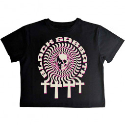 BLACK SABBATH - HYPNOTIC SKULL (CROP TOP) (GIRLIE) - TRIKO