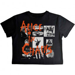 ALICE IN CHAINS - ALBUMS MONTAGE (CROP TOP) (GIRLIE) - TRIKO