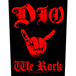 DIO - WE ROCK (BACK) - NÁŠIVKA