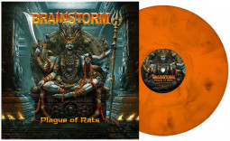 BRAINSTORM - PLAGUE OF RATS (BLACK/ORANGE MARBLE VINYL) - LP