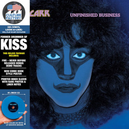 ERIC CARR - UNFINISHED BUSINESS (BLUE VINYL CD REPLICA) - CD