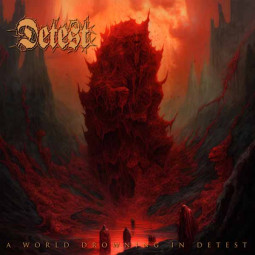 DETEST - A WORLD DROWNING IN DETEST - CD