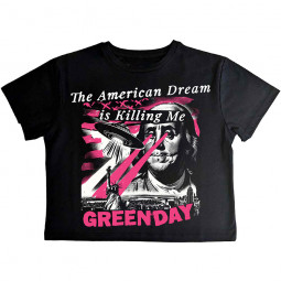 GREEN DAY - AMERICAN DREAM (CROP TOP) (GIRLIE) - TRIKO