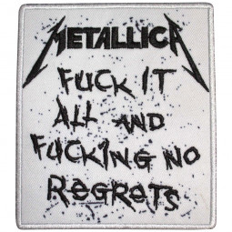 METALLICA - NO REGRETS - NÁŠIVKA