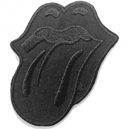 ROLLING STONES - CLASSIC TONGUE (BLACK) - NÁŠIVKA