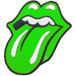 ROLLING STONES - CLASSIC TONGUE (GREEN) - NÁŠIVKA