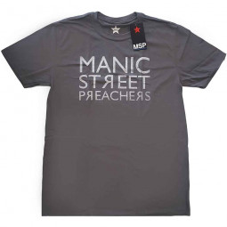 MANIC STREET PREACHERS - REVERSED LOGO - TRIKO