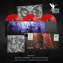 MASTERS HAMMER - LIVE OCCULT RITUALS (TRANSPARENT RED VINYL) - 2LP